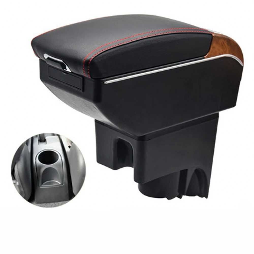 

For Nissan Livina Armrest Box Retrofit Parts Center Console Special Storage Space Car Elbow Rest with USB Cup Holder