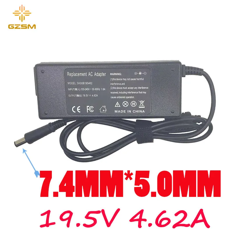 19,5 V 4.62A 90W адаптер переменного тока питания для ноутбука DELL Latitude D505 D510 D800 D810 D820 E5530, E5400, E6500, M70 зарядное устройство для ноутбука питания