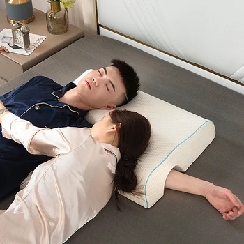 

Couple Pillow Slow Rebound Memory Pressure Arrm Pillow For Sleeping Anti-Hand Paralysis Pillow Duet Protection Cervical Pillow