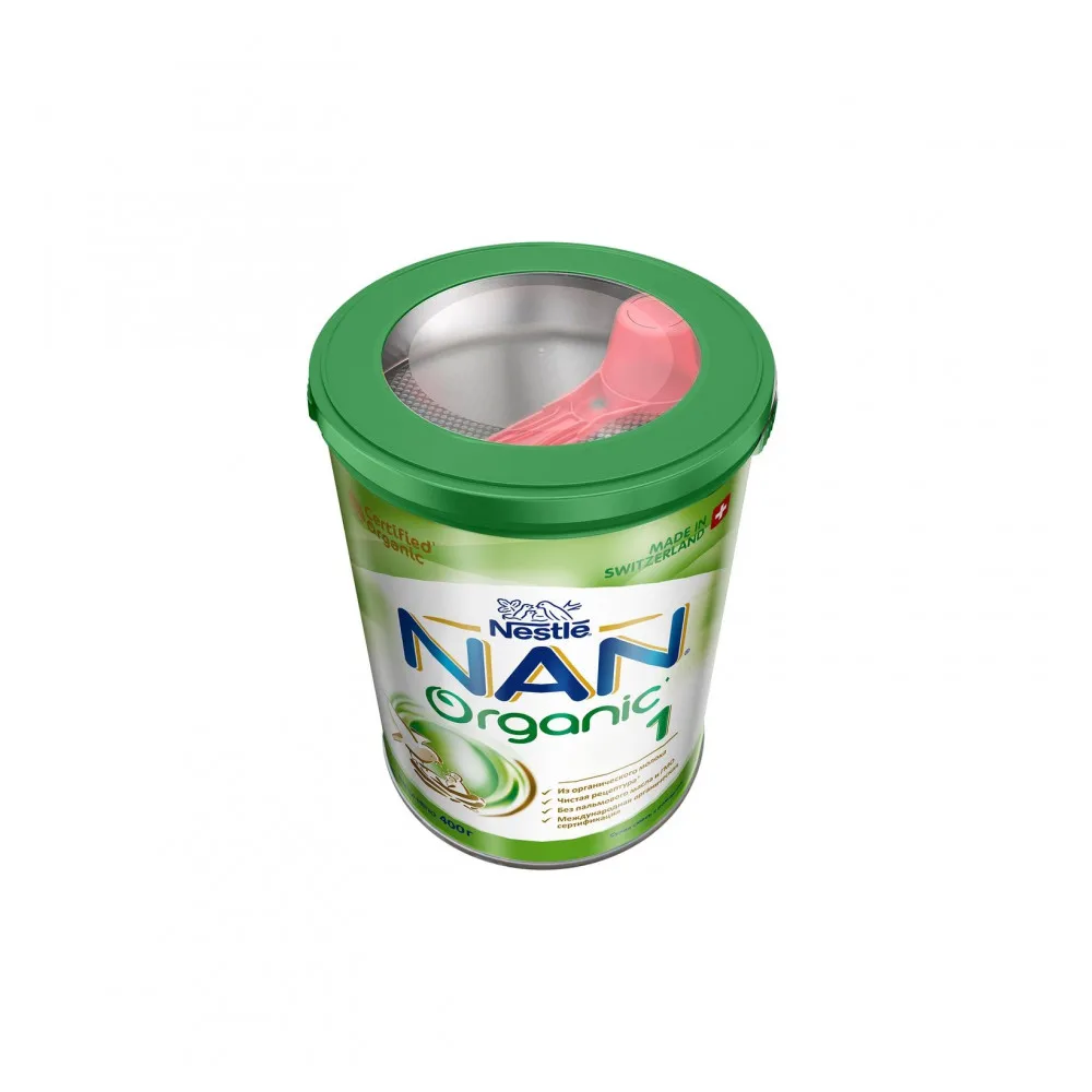 Сухая адаптированная молочная смесь NAN® 1 Organic для детей, с рождения, 400 г