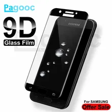 9D защитный Стекло на samsung Galaxy A3 A5 A7 J3 J5 J7 Экран протектор для samsung S7 чехол с пленкой из закаленного стекла