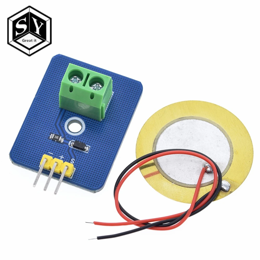 

1PCS DIY KIT 3.3V/5V Ceramic Piezo Vibration Sensor Module Analog Controller Electronic Components Supplies Sensor for Arduino