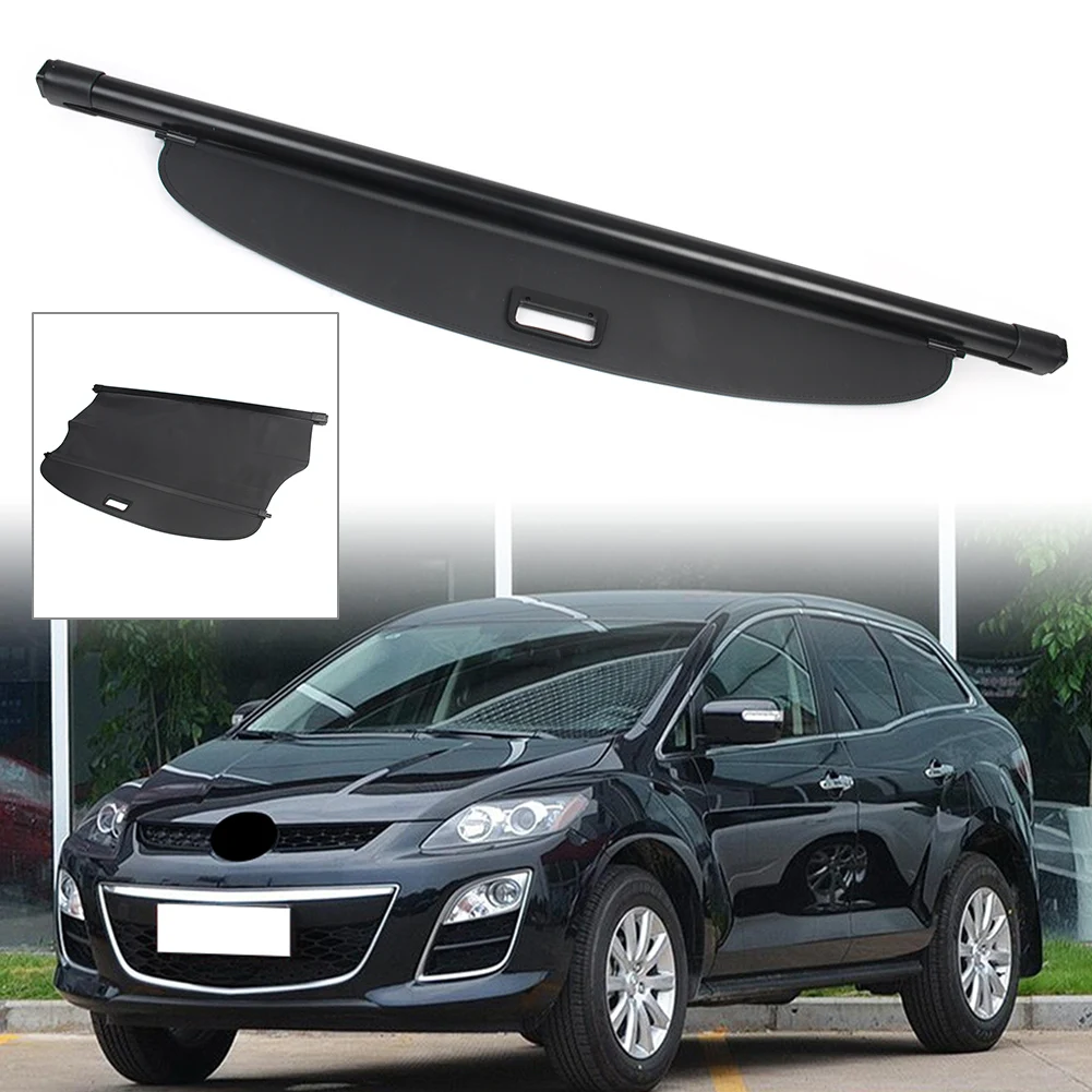 

Car Rear Cargo Trunk Cover Security Shield Shade For Mazda CX-7 CX7 2008 2009 2010 2011 2012 2013 2014 2015 2016 Black