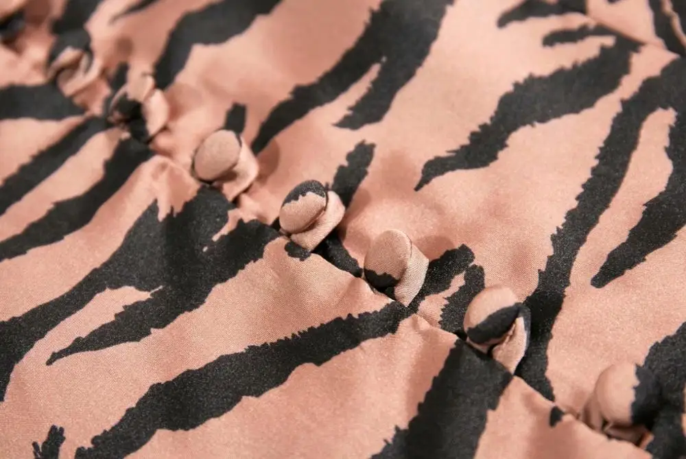 Bazaleas, Сексуальная рубашка с v-образным вырезом, тигровый принт, blusas mujer de moda,, винтажные пуговицы, Женские топы и блузки
