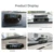 E-ACE Solar Power TPMS Car Tire Pressure Alarm Monitor System Auto Security Alarm Systems Предупреждение О Температуре Давления В Шинах