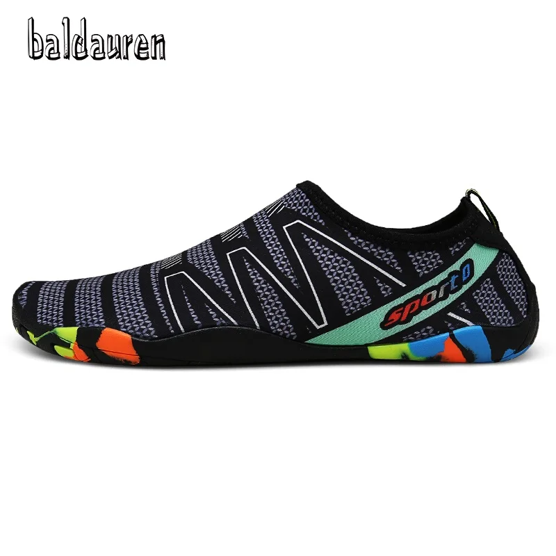 

BALDAUREN Summer Sneakers Swimming Shoes Men Women Quick Drying Aqua Shoes Beach Socks Water Barefoot Shoes For Men Chaussure