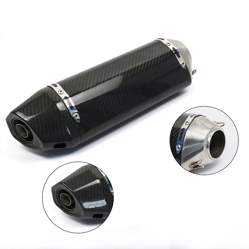 2020 New Arrival Motorcycle Exhaust Carbon Fiber Muffler With DB Killer