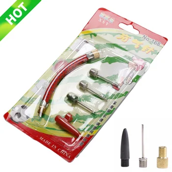 

1 Set Inflating Needle Kits Needle Hose Kit Air Pump Too Sports Ball Basketball Football Volleyball Bike Tire Tube Inflator
