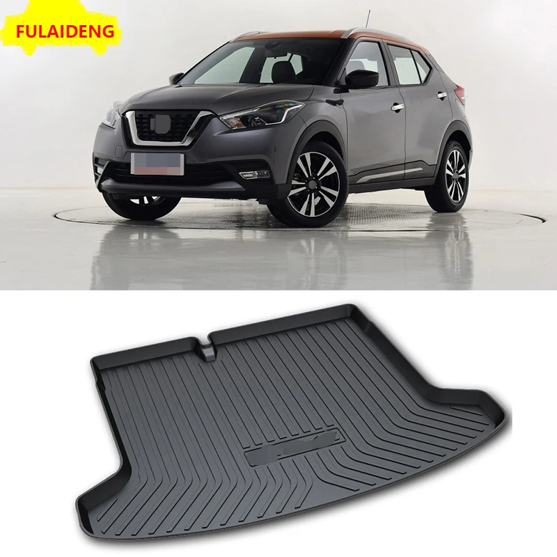 Для Nissan Kicks 2017-2020 черный ВОДОНЕПРОНИЦАЕМЫЙ TPO резиновый БАГАЖНИК Грузовой коврик