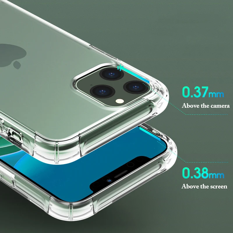 Для iPhone XR XS 11 Pro Xs Max 6 6s 7 8 Plus чехол, Силиконовый противоударный прозрачный защитный для Apple iPhone 5 5S SE 11 чехол