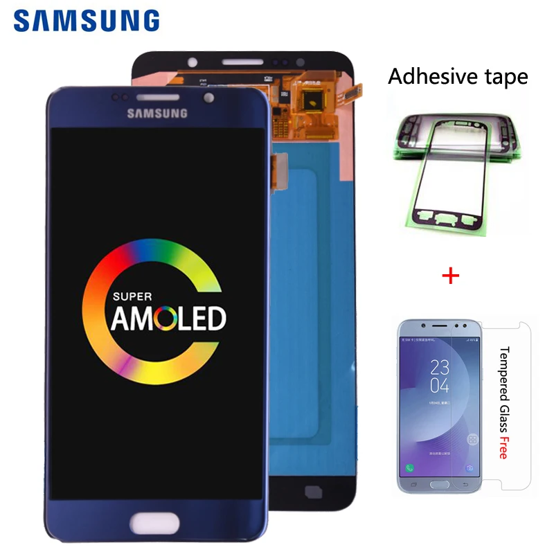 

Super Amoled For Samsung GALAXY Note 5 N9200 N920F N920T N920A N920V N920C LCD Display With Touch Screen Digitizer Assembly