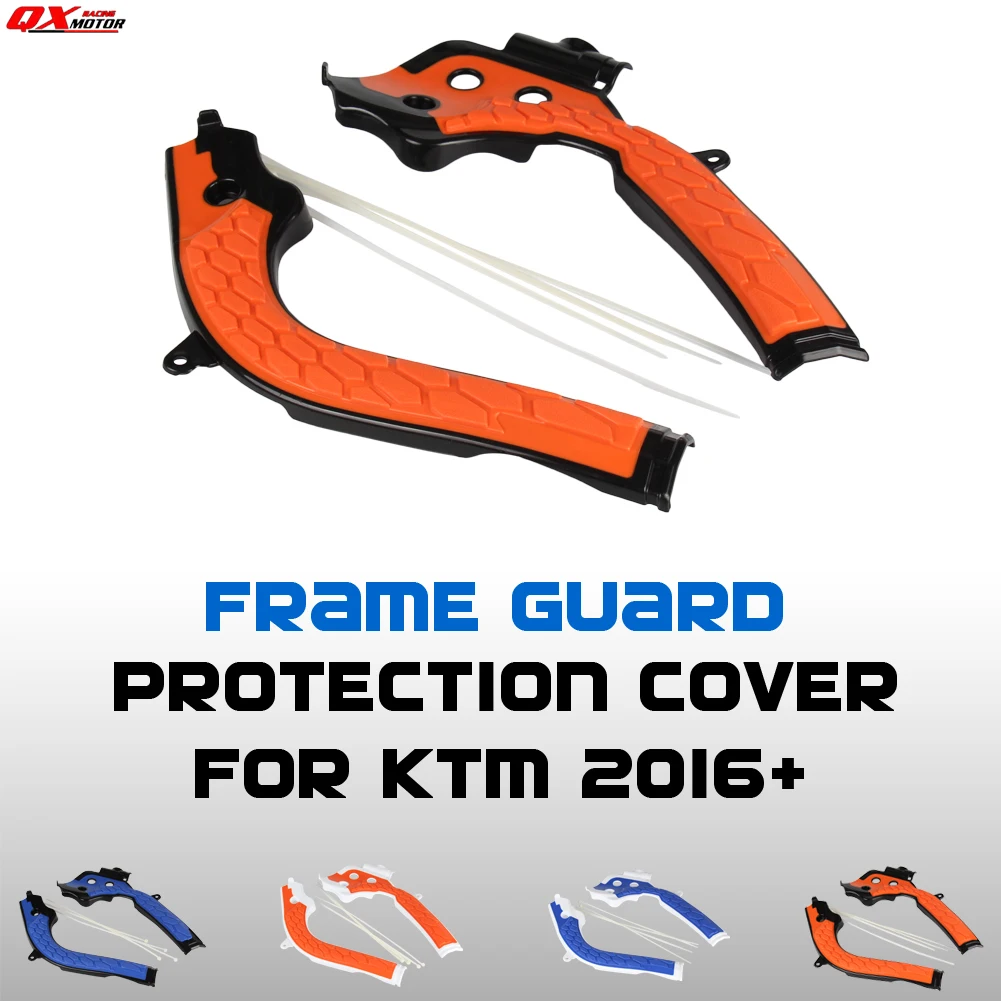 

X-Grip Frame Guard Protection Cover For Husqvarna TE FE FC KTM SX SXF EXC EXC-F 125 150 250 300 350 450 Dirt Bike MX Motocross