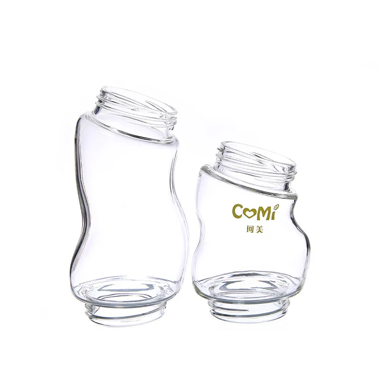 

Borosilicate Glass Feeding Bottles Wide Aperture Elbow Breathable Feeding Bottle Newborns Feeding Bottle Body of Bottle Processi