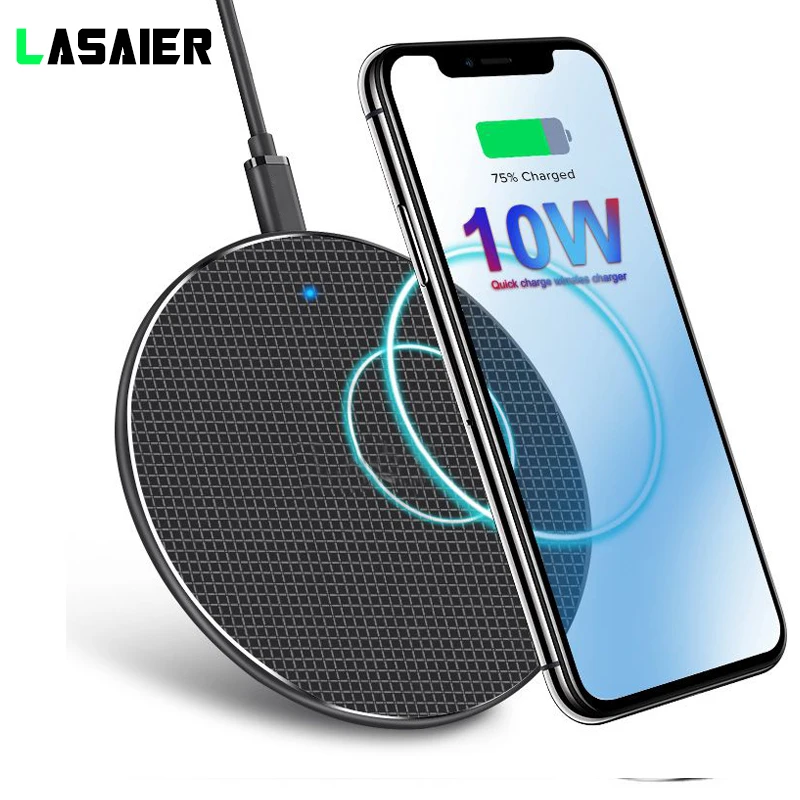 

10W Fast Wireless Charger For iPhone 11 pro X/XS Max XR 8 Plus QI Wireless Charger Charging Receiver Pad for Samsung S8 S9