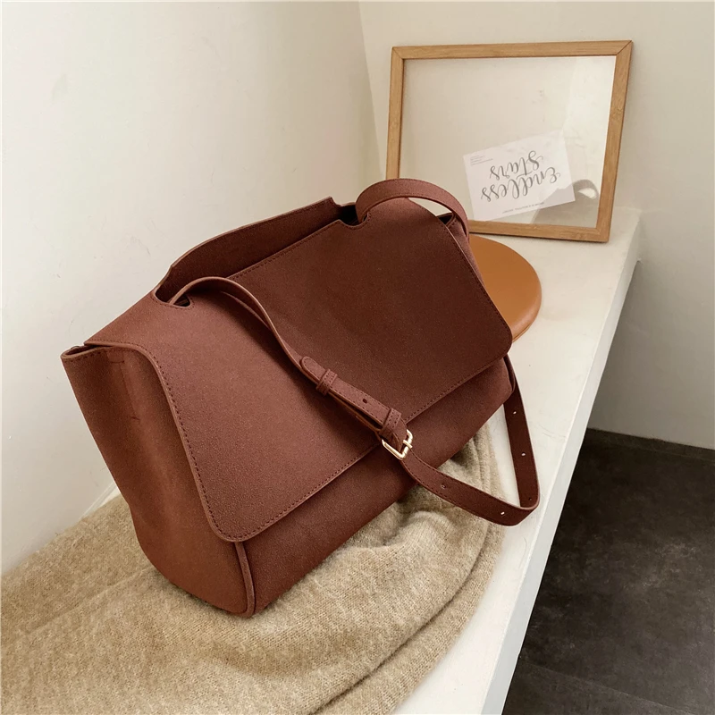 

vintage Fashion Large Tote bag 2020 New High Quality Matte Leather Women's Designer Handbag High capacity Shoulder Messenger Bag