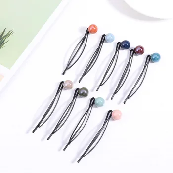

9pcs Pretty Hair Pins Spring Clip Hair Clip Pearl Hairpins Clamps Fashion Barrettes Styling Hair Accessories(Assorted Color)