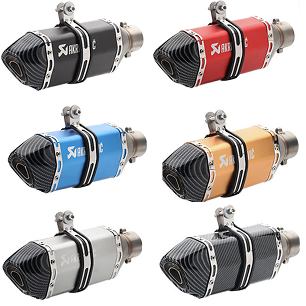 

Akrapovic Motorcycle Exhaust Pipe Muffler Moto Escape with DB killer for Cbr 250 Cbr 600 Rr Bmw Gs 1200 Honda Fairing Ducati