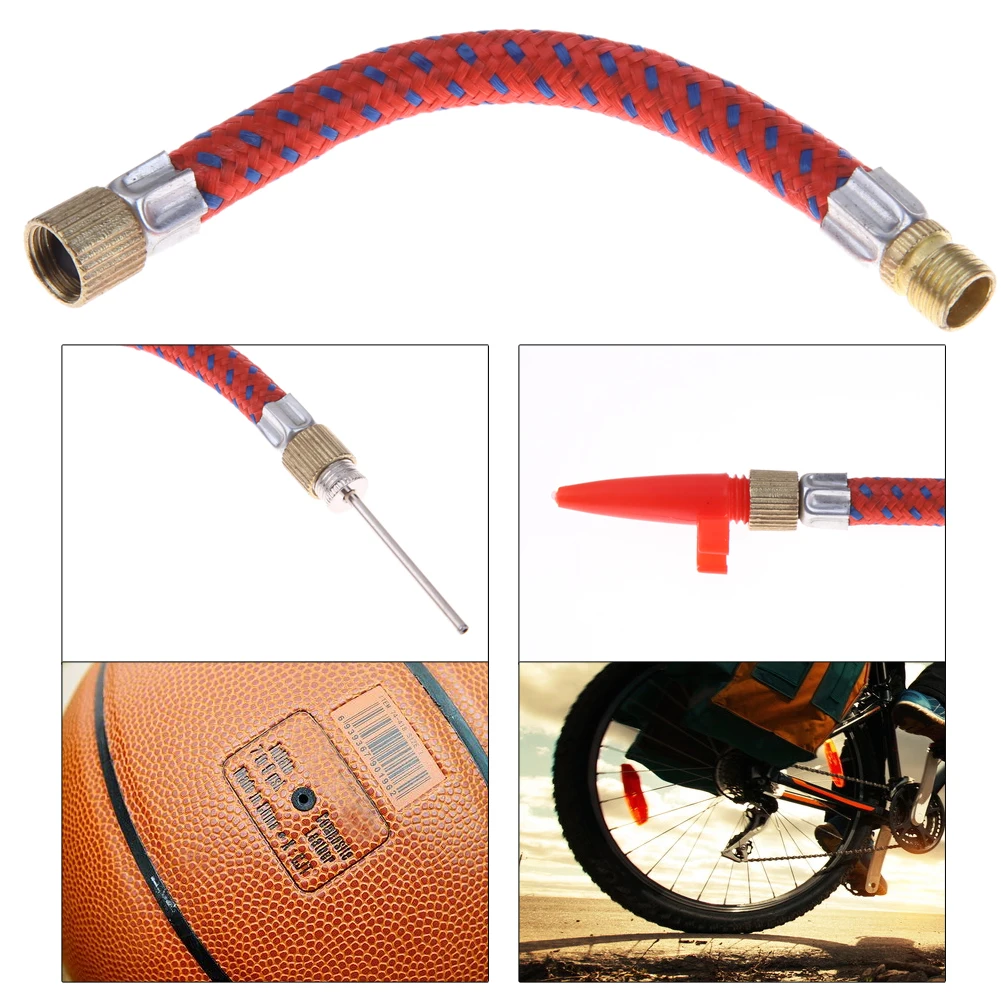 7pcsBikeAirPumpHoseTipBicycleInflatablePumpingExtensionTube