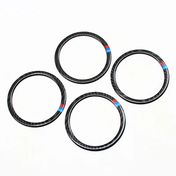 

Car Door Speaker Ring Surrounds Trim For BMW 3 4 Series F30 F31 F34 F36 Carbon Fiber Decoration Automotive Interior Stickers