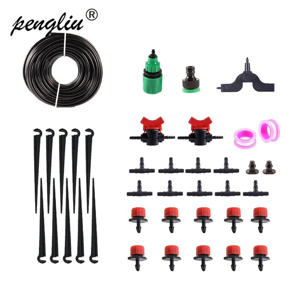 Набор для полива сада IT224 шланг 4/7 мм 5 м/15 м/25 м|irrigation kit|watering kitself watering |
