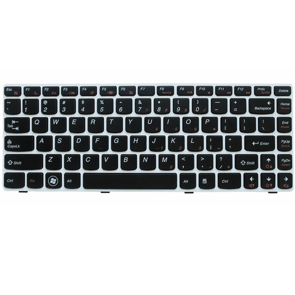 Аксессуары для ноутбуков US клавиатура для lenovo G405G G480 G485 Z380 Z480 Z485 G490 G400 G405 G480A G485A серии ноутбука белого цвета