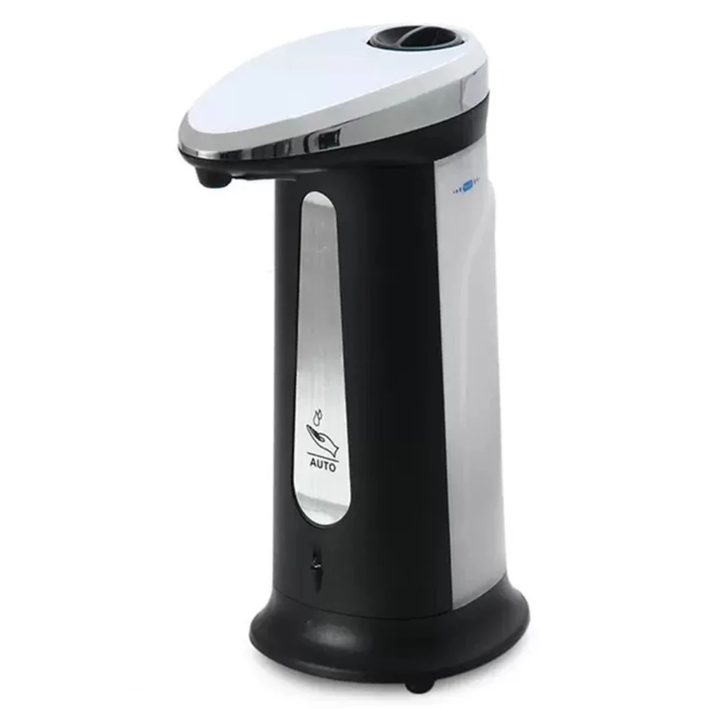 

400ml Automatic Touchless Soap Dispenser Sensor Hand Sanitizer Shampoo Cleanser For Bathroom Kitchens Large Capacity Accessories