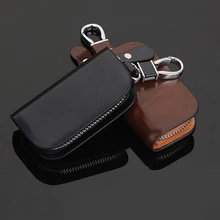 

New product Genuine Leather Key Wallet Car Key Bag Multi Function Fashion Key Case for CHANGAN CS15 CS85 CS35 55 755 Auto parts