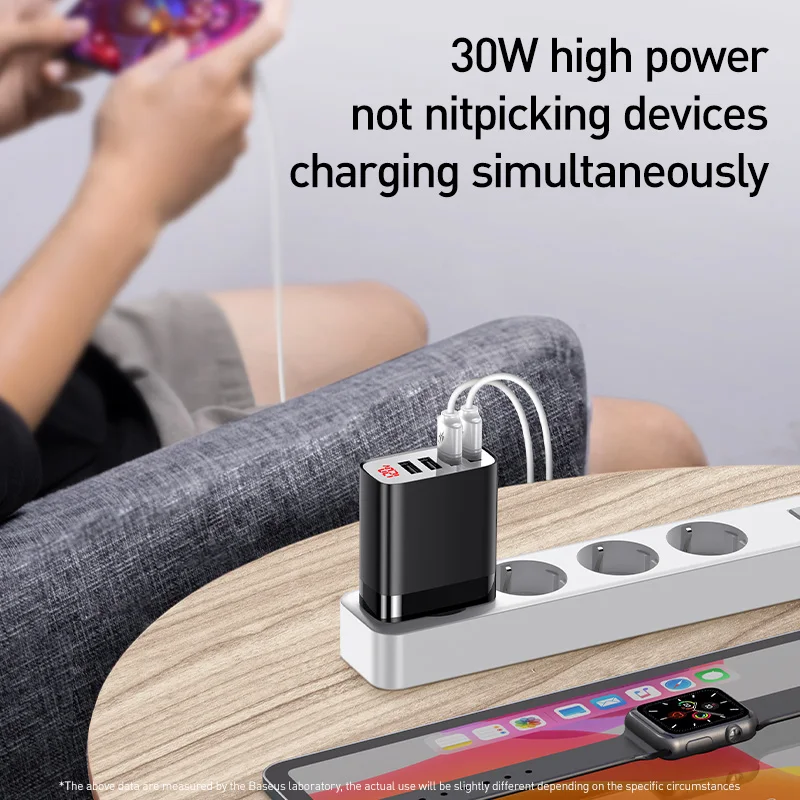 Baseus зарядное устройство 45 Вт Usb C type C usb зарядное устройство быстрое зарядное устройство 3,0 ЕС адаптер мобильный телефон зарядка путешествия настенное зарядное устройство зарядка для телефона