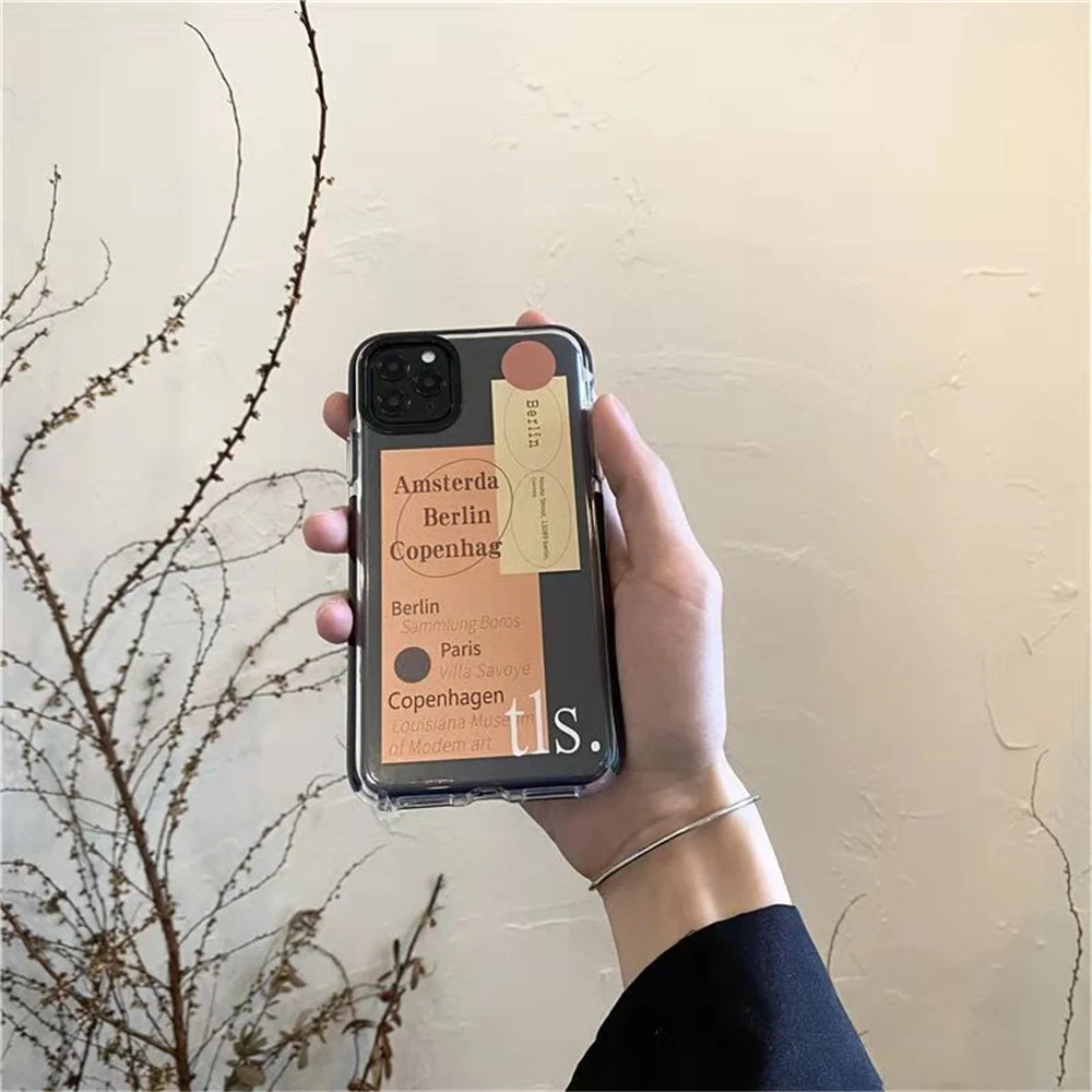 Чехол-накладка для iPhone 12 11 Pro XR X XS Max SE 2 7 8 Plus прозрачный | Мобильные телефоны и