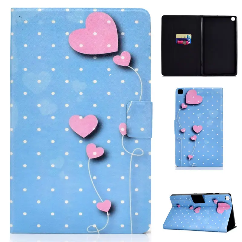 I004 Tower Painted Case For samsung galaxy tab A 8.0 SM-T290 SM-T295 T295 T297 Cover Funda Tablet Flip Stand Shell Coque+Gift - Цвет: I004