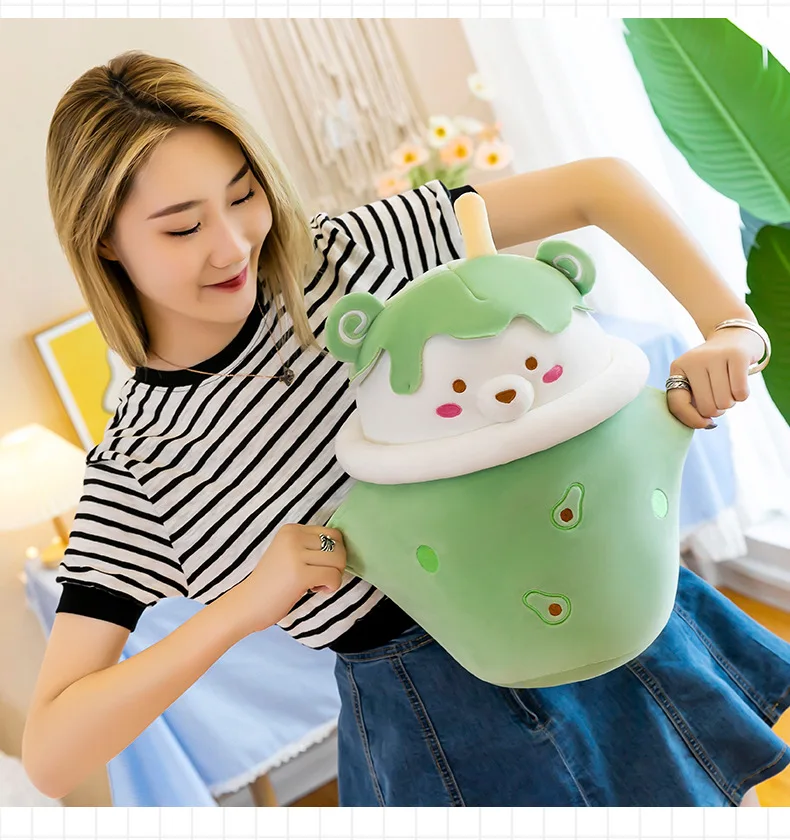 Kawaii Bubble Tea Bear Plush XL - Limited Edition