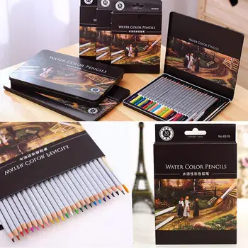 

Art Pencil Professional Durable 24/36/48/72 Colors Woodiness Children Gifts Colour Pen Kids Drawing Colored Pencils