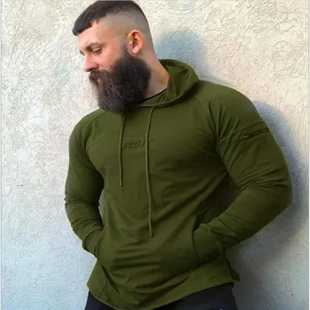 

2019 New Mutant Men Hoodies Fitness Bodybuilding Sweatshirt Pullover Sportswear Male Workout Hooded Jacket Clothing