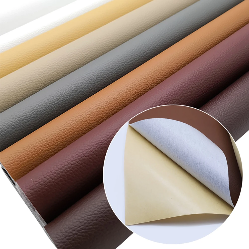 Self Adhesive Patches Pu Leather Faux Leather Decoration Patches