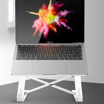 

Notebook Computer Stand Desktop Lifting 5 Inclined Angle Rack Folding Cooling Rack Bracket Adjustable Portable Stand