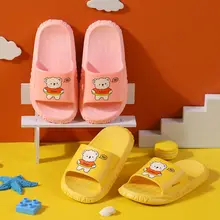 

Cute Cartoon Summer Soft Sole Non-Slip Casual Indoor Shoes Teddy Bear Children Slippers Bathroom Slippers Kids Toddler Shoes