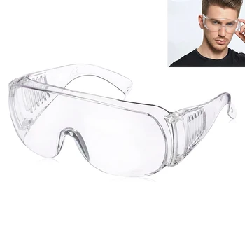 

Clear Protective Goggles Vented Windproof Dustproof Safety Eye Protection Work Safety Glasses Transparent Goggles