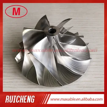 

T66 T66BS 6+6 blades 65.58/90.96mm high blades turbo billet/milling/aluminum 2618 compressor wheel for Turbonetics