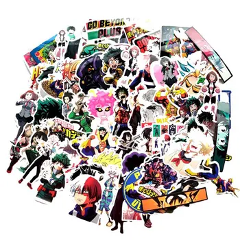 

140 PCS My Hero Academia Suitcase Stickers Laptop Skateboard Izuku Midoriya Might Boku No Hero Academia Anime Character Decals