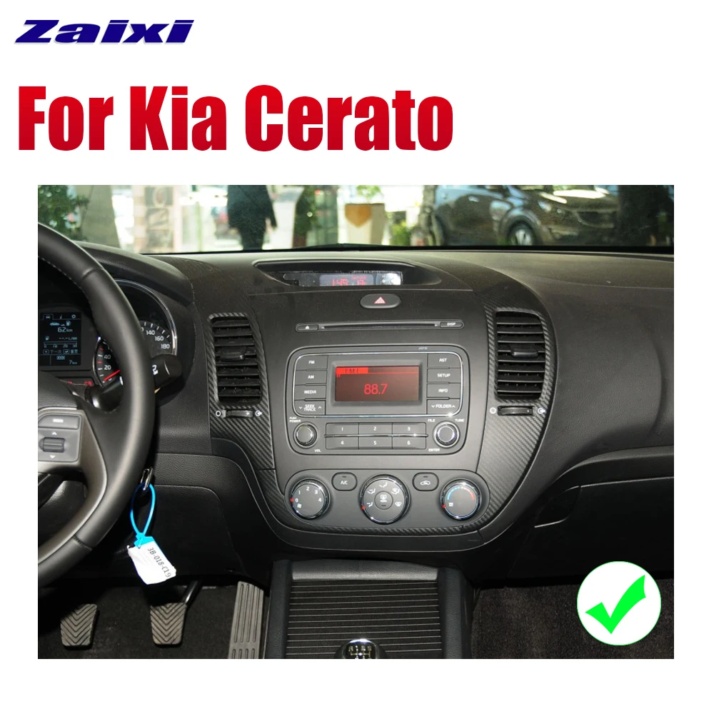 Top ZaiXi Android 2 Din Auto Radio For Kia Cerato Forte K3 2012~2016 LHD Car Multimedia Player GPS Navigation System Radio Stereo 2