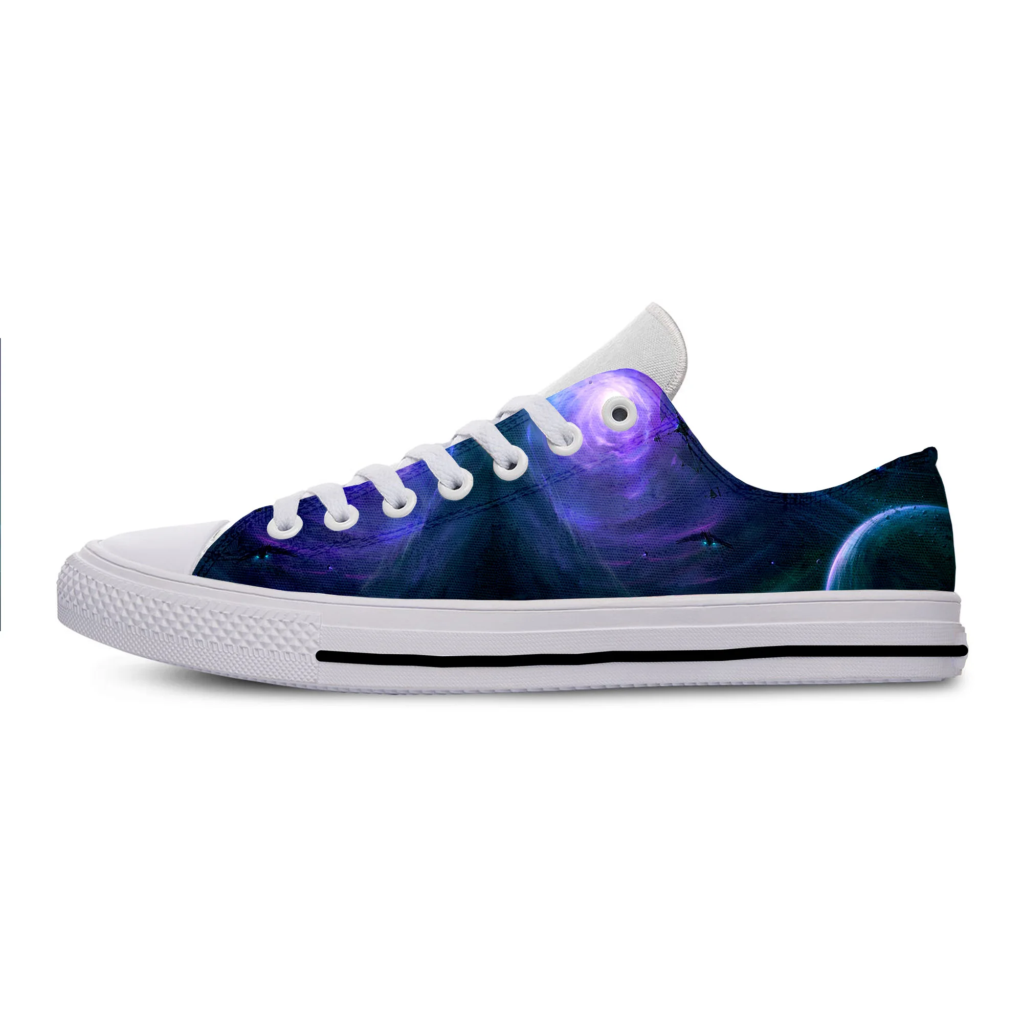 

2019 New Summer Style 3D Star Galaxy Universe Space Printing Lightweight Shoes For Men Women