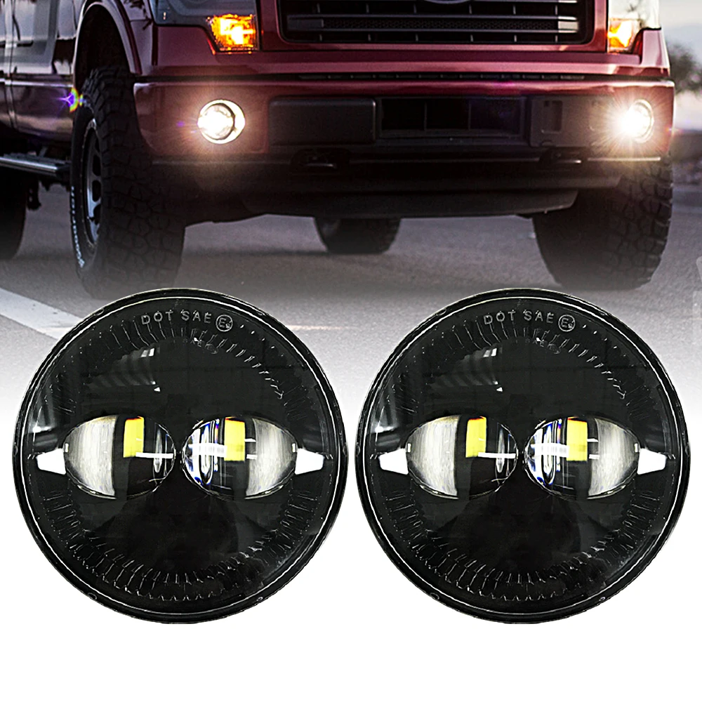 

1 pair 30W Round Led Fog Lamp Cars Light for Ford F150 2007-2014 / Ranger 2008-2011 / Expedition 2007-2015