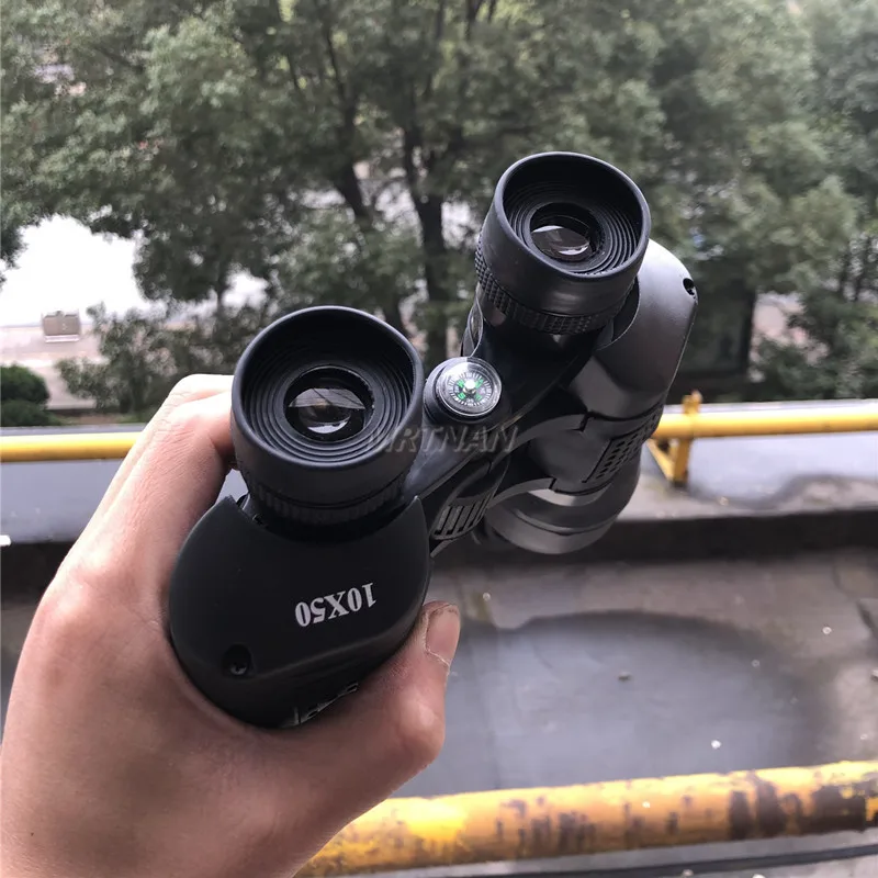 High-quality 10X50 Binoculars, High-power Life Waterproof Binoculars, Professional Outdoor Travel and Hiking Binoculars 2021 2