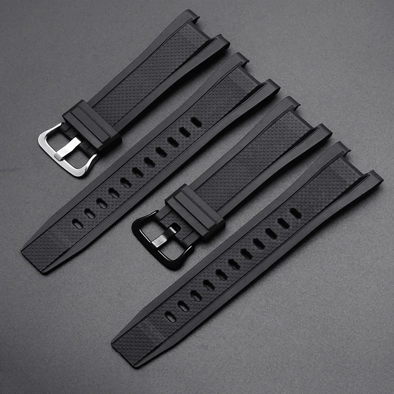 

Special Interface Silicone Bracelet Suitable For Casio G-SHOCK GST-W300G S130 400G B10 Resin Strap Black Red Green Blue