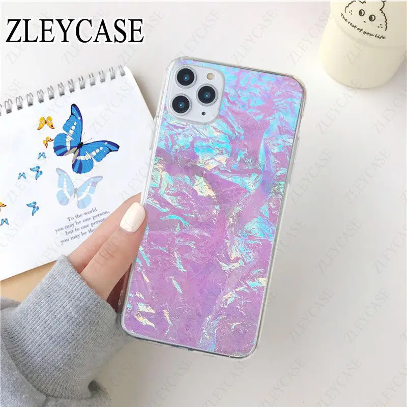 Glitter Iridescent Holographic Blue pink Color