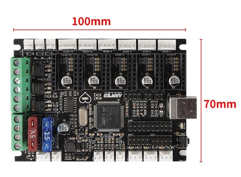 1 шт. Armed STM32 плата Marlin 2,0 Arduino 3d принтер 32 бит материнская плата для Prusa I3 MK3S MMU2s части 3d принтера