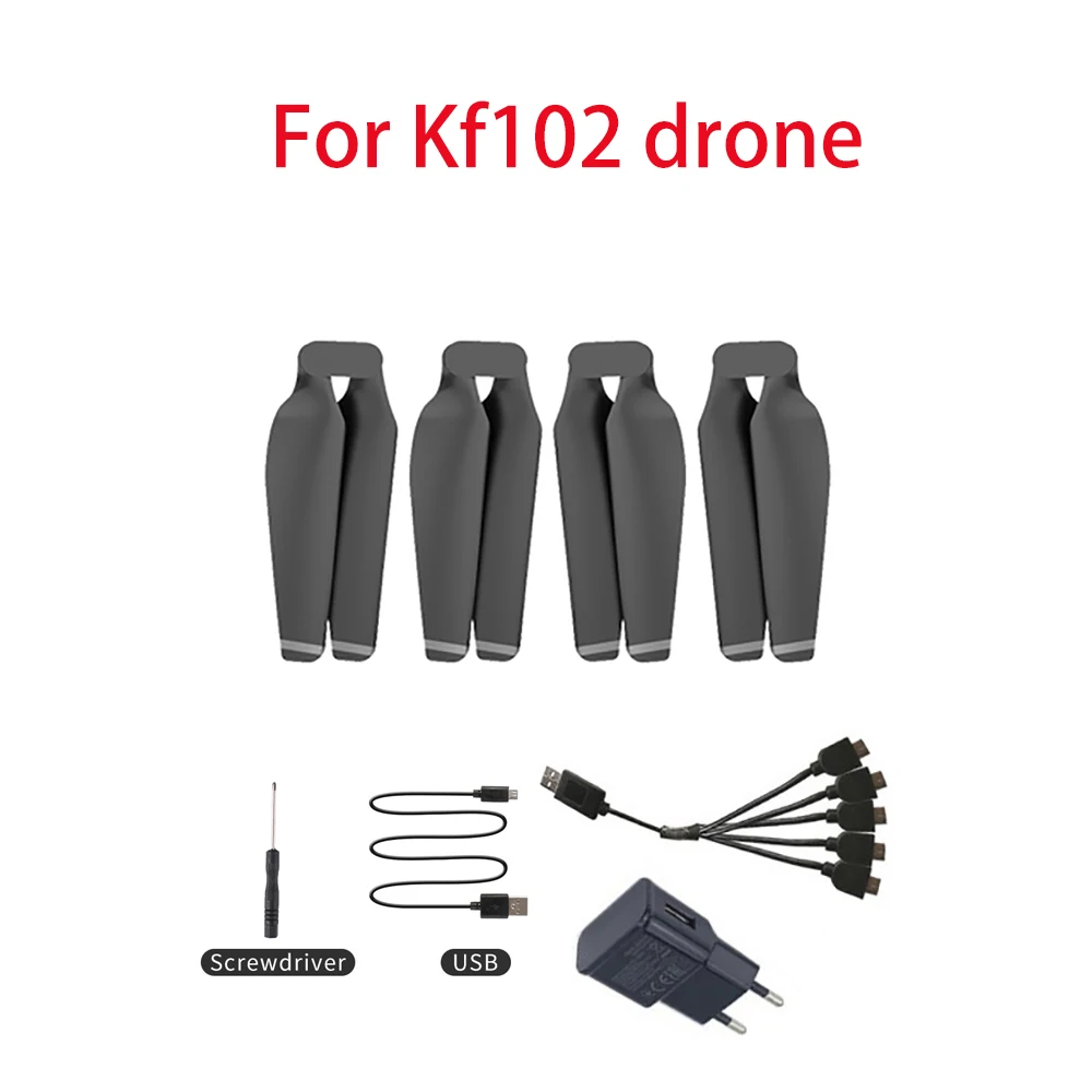 Аксессуары для дрона KKF102 Pro Лопасти пропеллера кленовый лист KF102pro Кабель