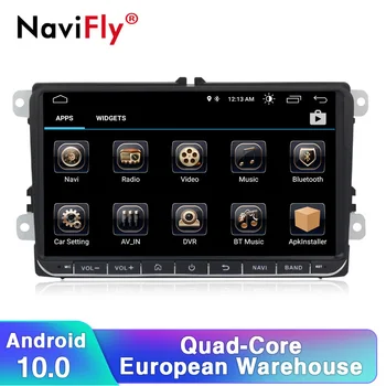 

European warehouse tax fee Android10 9''touch screen car multimedia player for Skoda VWGolf 6 Golf 5 Passat b7 cc b6 SEAT leon