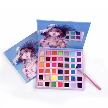 

New 42 Color Eyeshadow Pallete Glitter Shimmer Matte Eye Shadow Palette Metallic Shiny Makeup Palette Nude Pigmented Cosmetic