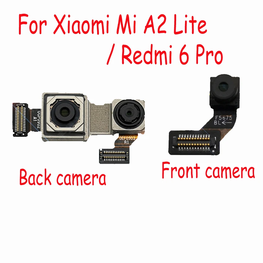 Маленькая Задняя Основная камера для Xiaomi mi A2 Lite A2Lite Red mi 6 Pro mi Play Передняя и задняя камера гибкий кабель, сменные детали